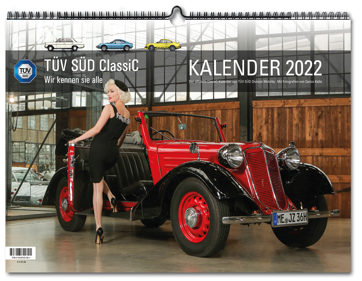 TÜV Oldtimer Kalender, Carlos Kella 2022