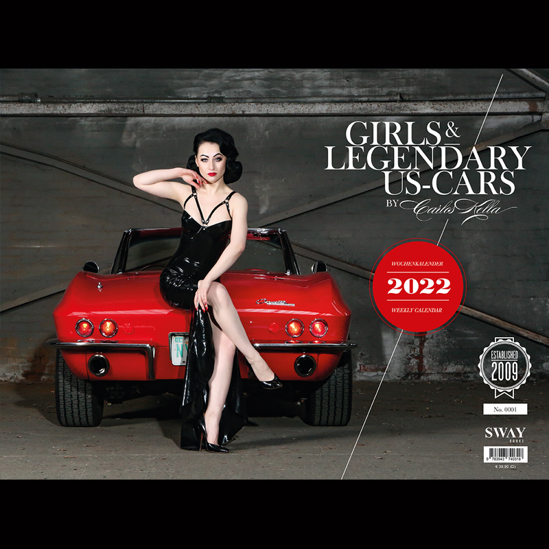 Girls & legendary US-Cars 2022 Wochenkalender