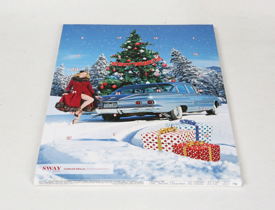 DIE CARLOS KELLA SCHOKLADEN-ADVENTSKALENDER 2018 SIND BEI SWAY BOOKS EINGETROFFEN!