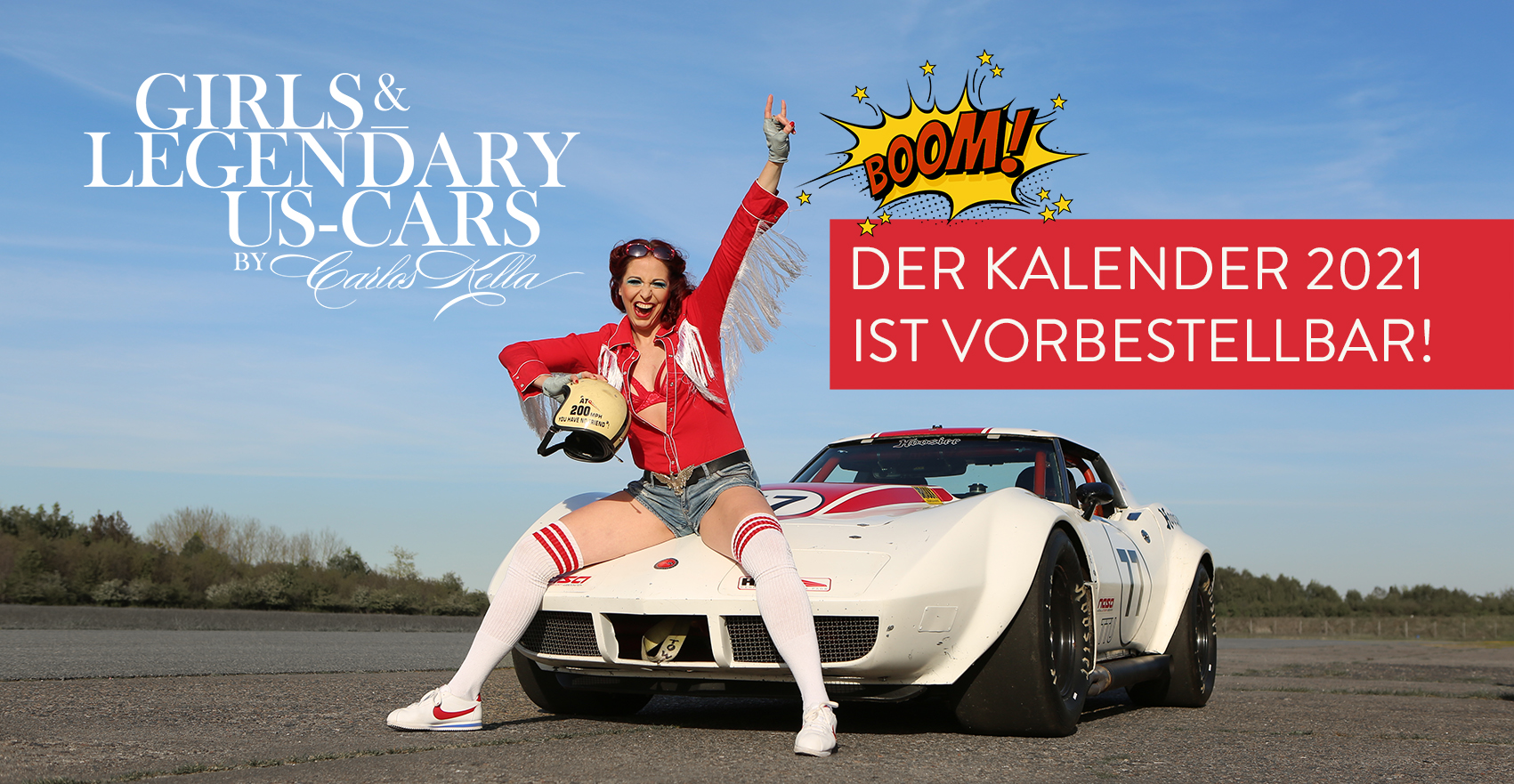 Der Girls & legendary US-Cars 2021 Wochenkalender erscheint am 15.08.2020 bei SWAY Books und ist ab sofort vorbestellbar!