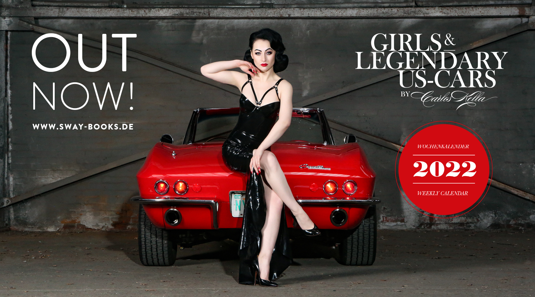 OUT NOW! Der Girls & legendary US-Cars 2022 Wochenkalender ist jetzt lieferbar.