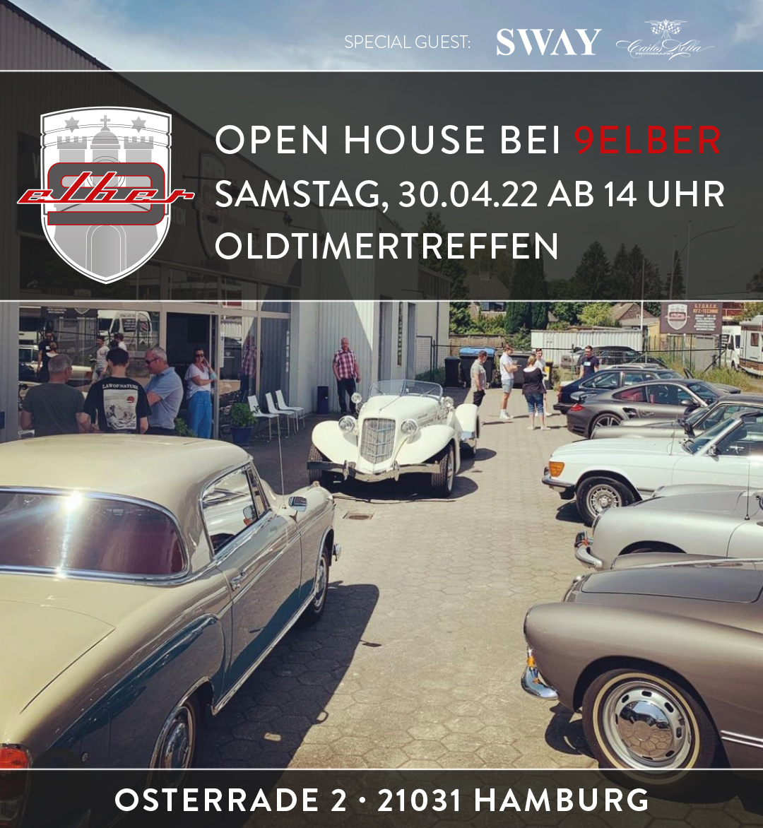 Open House bei 9elber am Samstag, den 30.042022 ab 14:00 Uhr