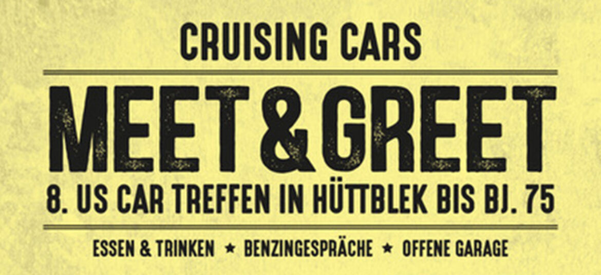 Meet & Greet bei Cruising Cars am 26.05.2022 ab 10:00 Uhr